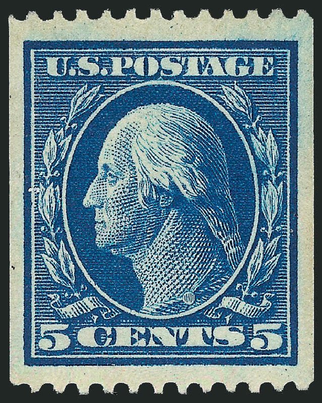 US Stamps Price Scott Catalog # 351 - 5c 1909 Washington Coil. Robert Siegel Auction Galleries, Nov 2012, Sale 1034, Lot 334