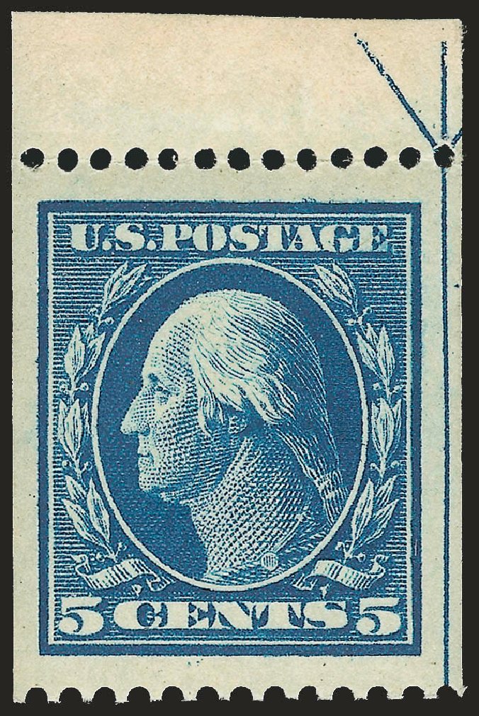 Value of US Stamps Scott Catalogue 351: 5c 1909 Washington Coil. Robert Siegel Auction Galleries, Sep 2008, Sale 962, Lot 2664