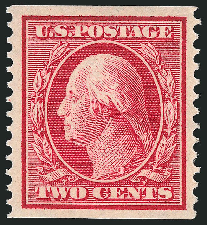 Cost of US Stamps Scott #353 - 1909 2c Washington Coil. Robert Siegel Auction Galleries, Nov 2012, Sale 1034, Lot 337