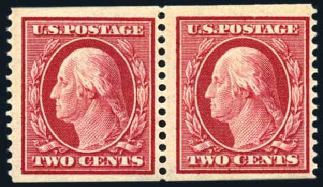 US Stamps Price Scott Cat. #353: 2c 1909 Washington Coil. Harmer-Schau Auction Galleries, Jul 2010, Sale 86, Lot 518