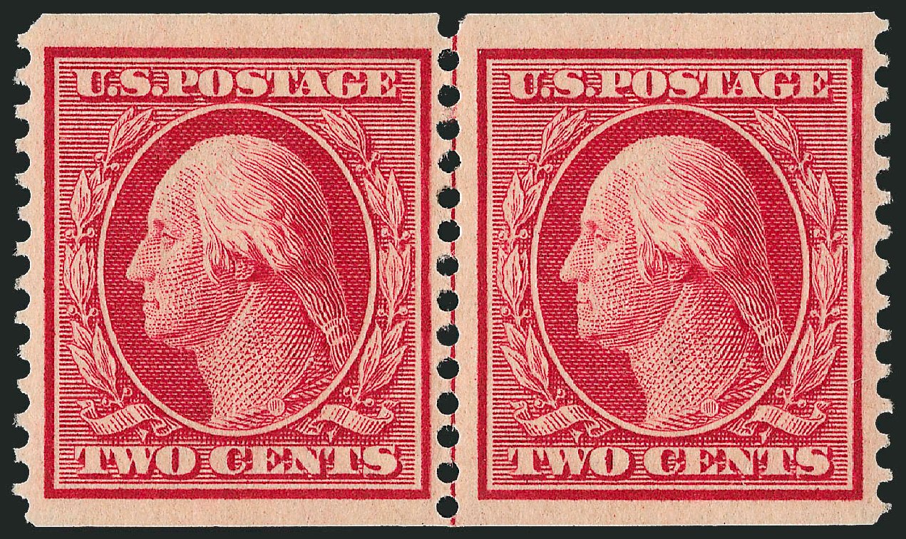 Price of US Stamps Scott Cat. # 353: 1909 2c Washington Coil. Robert Siegel Auction Galleries, Jun 2012, Sale 1026, Lot 1389