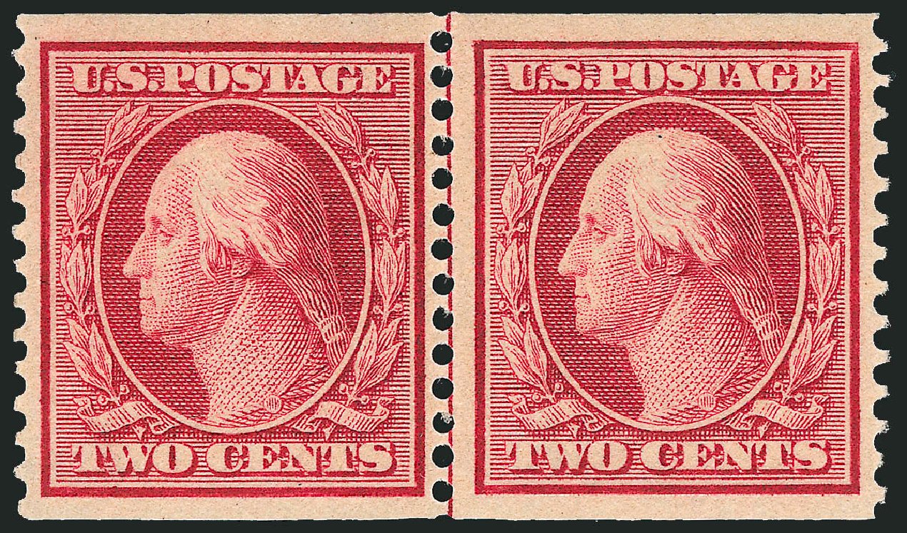 US Stamp Prices Scott Catalog #353 - 2c 1909 Washington Coil. Robert Siegel Auction Galleries, Oct 2010, Sale 997, Lot 5899