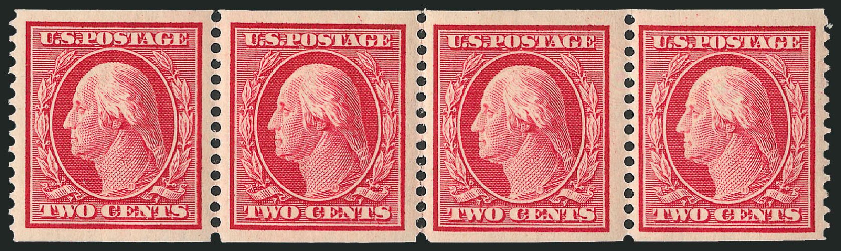 US Stamp Price Scott Cat. # 353: 2c 1909 Washington Coil. Robert Siegel Auction Galleries, Jun 2012, Sale 1026, Lot 1390