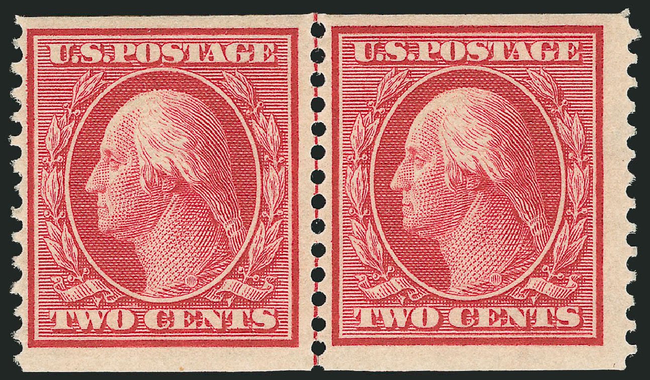 US Stamps Price Scott #353 - 2c 1909 Washington Coil. Robert Siegel Auction Galleries, Oct 2011, Sale 1014, Lot 1794