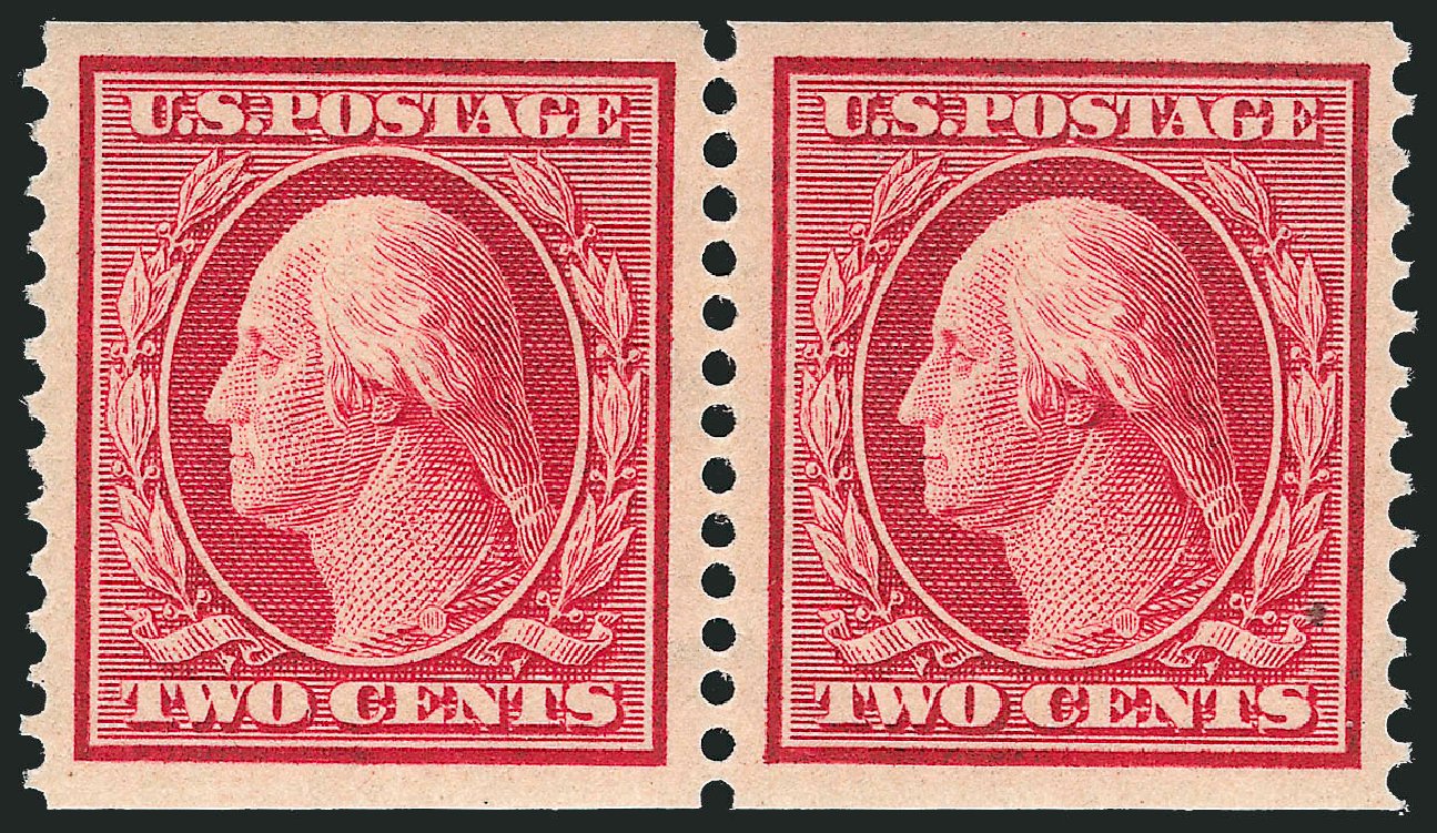 Value of US Stamp Scott 353 - 2c 1909 Washington Coil. Robert Siegel Auction Galleries, Jun 2011, Sale 1011, Lot 705