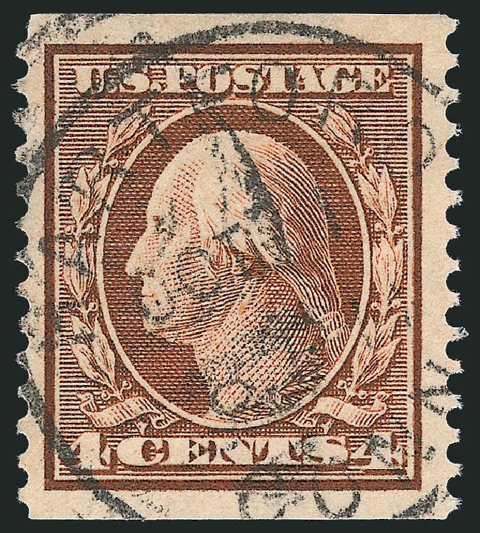 Costs of US Stamps Scott Catalog #354: 4c 1909 Washington Coil. Robert Siegel Auction Galleries, Mar 2011, Sale 1007, Lot 2659