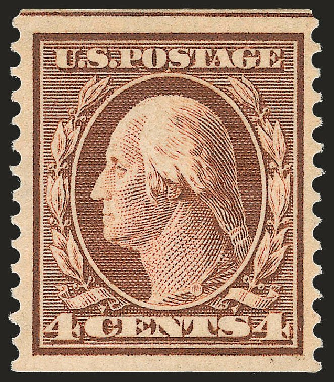 Costs of US Stamp Scott Catalog # 354: 4c 1909 Washington Coil. Robert Siegel Auction Galleries, Jun 2010, Sale 992, Lot 2439