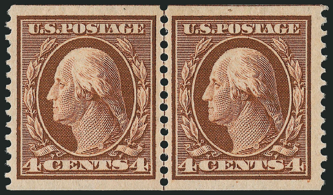 Price of US Stamp Scott # 354: 4c 1909 Washington Coil. Robert Siegel Auction Galleries, Oct 2010, Sale 997, Lot 5901