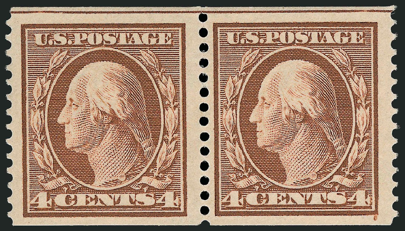 Cost of US Stamps Scott # 354: 4c 1909 Washington Coil. Robert Siegel Auction Galleries, Oct 2010, Sale 997, Lot 5903