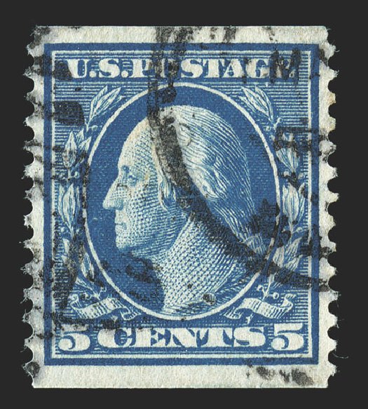 Prices of US Stamps Scott Cat. #355: 1909 5c Washington Coil. Spink Shreves Galleries, Nov 2012, Sale 141, Lot 136