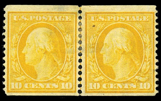 US Stamp Prices Scott Catalog # 356 - 1909 10c Washington Coil. Matthew Bennett International, Feb 2012, Sale 340, Lot 418