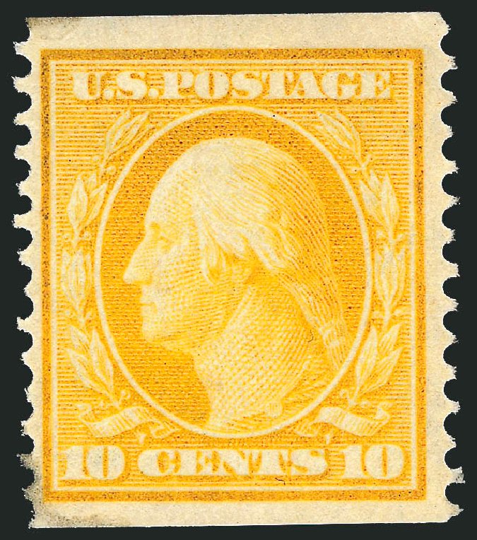 Prices of US Stamps Scott Cat. #356 - 10c 1909 Washington Coil. Robert Siegel Auction Galleries, Oct 2011, Sale 1014, Lot 1800