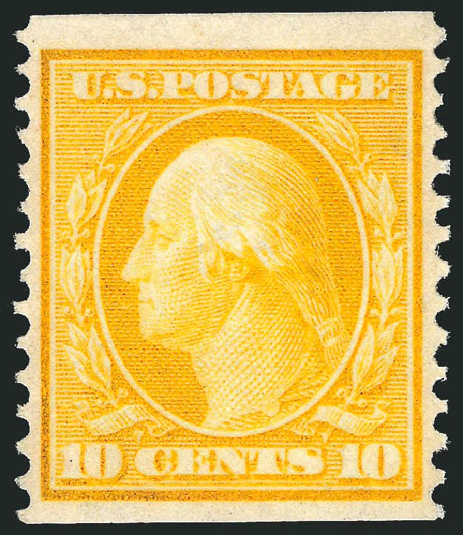 Values of US Stamps Scott Cat. 356: 10c 1909 Washington Coil. Robert Siegel Auction Galleries, Mar 2013, Sale 1040, Lot 1724