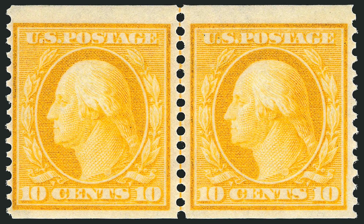 Cost of US Stamp Scott Cat. #356 - 10c 1909 Washington Coil. Robert Siegel Auction Galleries, Dec 2013, Sale 1062, Lot 536