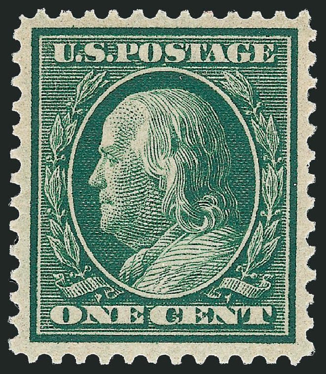 Prices of US Stamps Scott #357 - 1c 1909 Franklin Bluish Paper. Robert Siegel Auction Galleries, Dec 2008, Sale 967, Lot 4689