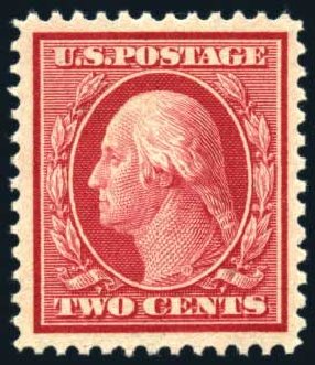 Cost of US Stamp Scott Catalog #358: 1909 2c Washington Bluish Paper. Harmer-Schau Auction Galleries, Feb 2010, Sale 84, Lot 1551