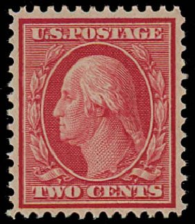 Costs of US Stamps Scott # 358: 2c 1909 Washington Bluish Paper. Daniel Kelleher Auctions, Jul 2011, Sale 625, Lot 941