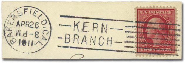 US Stamp Values Scott Catalogue #358 - 2c 1909 Washington Bluish Paper. Daniel Kelleher Auctions, Oct 2011, Sale 626, Lot 335