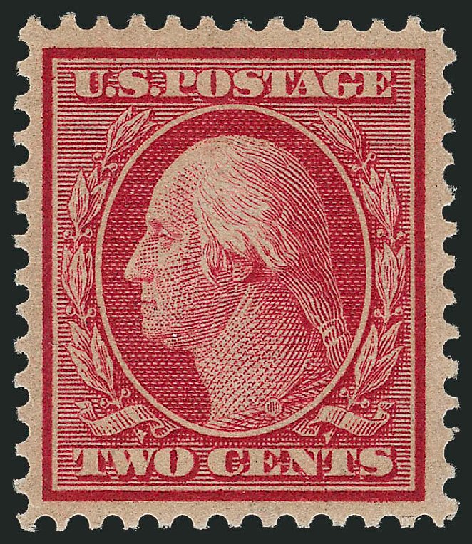 Cost of US Stamps Scott Catalogue # 358 - 1909 2c Washington Bluish Paper. Robert Siegel Auction Galleries, Oct 2011, Sale 1013, Lot 375