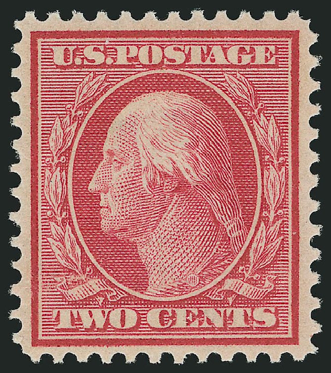Value of US Stamps Scott Catalog #358: 2c 1909 Washington Bluish Paper. Robert Siegel Auction Galleries, Dec 2008, Sale 967, Lot 4695