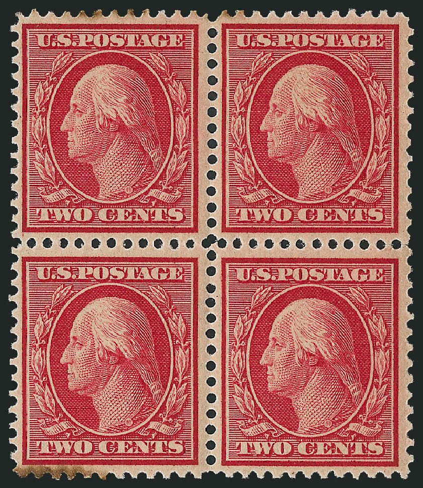 Costs of US Stamps Scott Catalogue # 358 - 2c 1909 Washington Bluish Paper. Robert Siegel Auction Galleries, Oct 2011, Sale 1014, Lot 1802