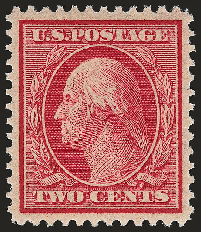 Prices of US Stamp Scott Catalogue 358 - 1909 2c Washington Bluish Paper. Robert Siegel Auction Galleries, Apr 2010, Sale 984, Lot 812