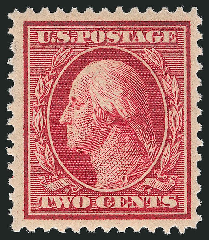 Price of US Stamp Scott Catalogue #358: 1909 2c Washington Bluish Paper. Robert Siegel Auction Galleries, Mar 2013, Sale 1040, Lot 1726