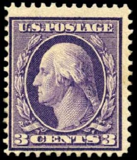 Price of US Stamps Scott Catalogue # 359 - 3c 1909 Washington Bluish Paper. Harmer-Schau Auction Galleries, Oct 2010, Sale 87, Lot 277