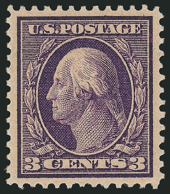 Price of US Stamp Scott Catalog #359: 1909 3c Washington Bluish Paper. Robert Siegel Auction Galleries, Dec 2013, Sale 1062, Lot 539