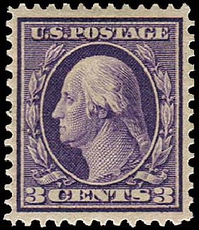 Price of US Stamp Scott # 359 - 3c 1909 Washington Bluish Paper. Regency-Superior, Jan 2015, Sale 109, Lot 1140