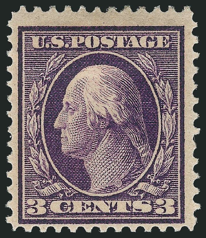 Prices of US Stamp Scott Catalog #359 - 1909 3c Washington Bluish Paper. Robert Siegel Auction Galleries, Mar 2014, Sale 1067, Lot 1440