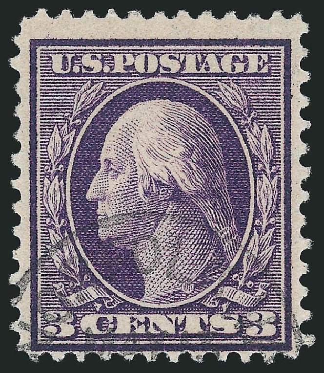 Cost of US Stamps Scott Catalog # 359 - 1909 3c Washington Bluish Paper. Robert Siegel Auction Galleries, Feb 2015, Sale 1093, Lot 161