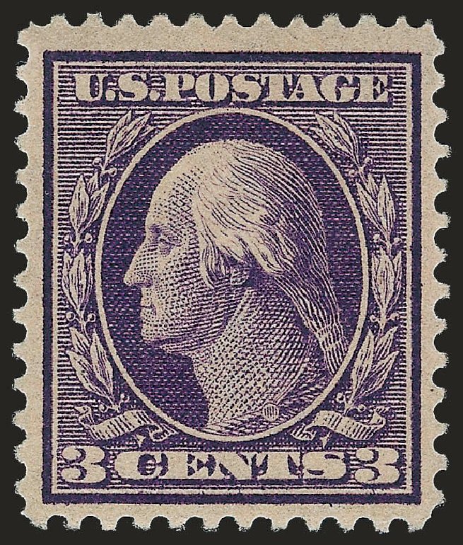 US Stamp Price Scott Catalog # 359: 3c 1909 Washington Bluish Paper. Robert Siegel Auction Galleries, Apr 2010, Sale 984, Lot 815