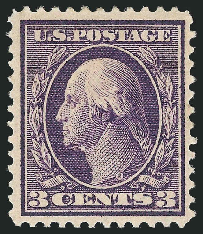 Values of US Stamp Scott # 359 - 1909 3c Washington Bluish Paper. Robert Siegel Auction Galleries, Jul 2014, Sale 1077, Lot 242