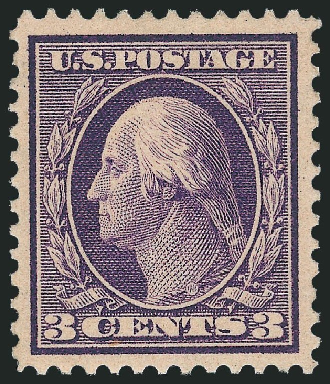 Price of US Stamps Scott Cat. #359: 1909 3c Washington Bluish Paper. Robert Siegel Auction Galleries, Oct 2010, Sale 997, Lot 5912