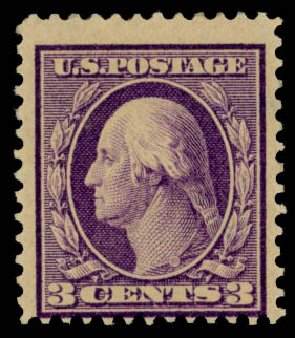 Cost of US Stamp Scott Cat. 359 - 3c 1909 Washington Bluish Paper. Daniel Kelleher Auctions, Jan 2015, Sale 663, Lot 1703