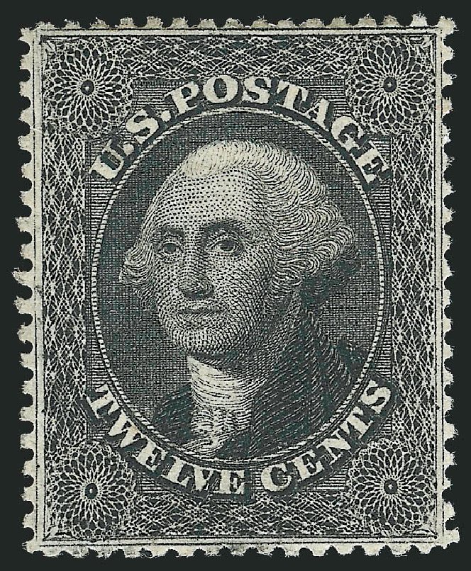 Price of US Stamps Scott 36: 1857 12c Washington. Robert Siegel Auction Galleries, Jul 2013, Sale 1050, Lot 167