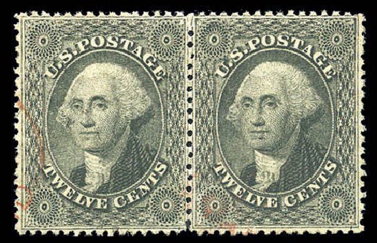 Prices of US Stamp Scott Catalogue #36: 1857 12c Washington. Matthew Bennett International, Sep 2010, Sale 333, Lot 3408