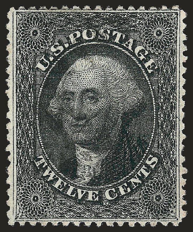 Prices of US Stamp Scott #36 - 1857 12c Washington. Robert Siegel Auction Galleries, Oct 2008, Sale 963, Lot 418