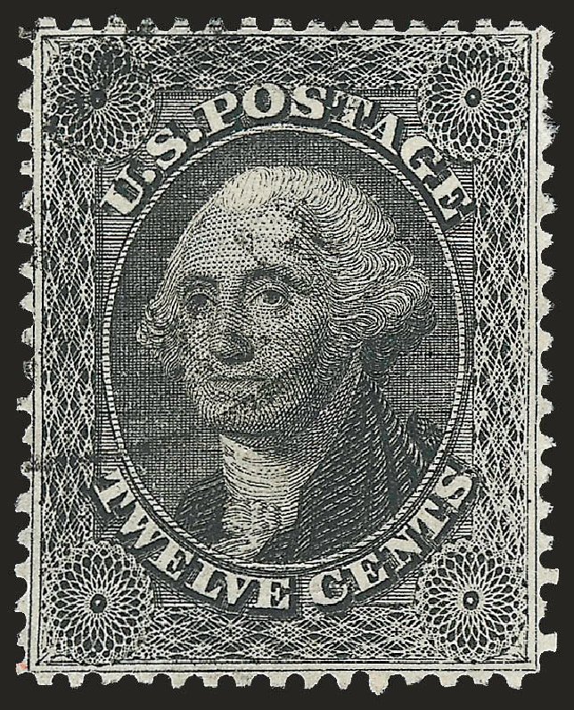 Price of US Stamps Scott Catalogue 36: 1857 12c Washington. Robert Siegel Auction Galleries, Jun 2009, Sale 975, Lot 1218