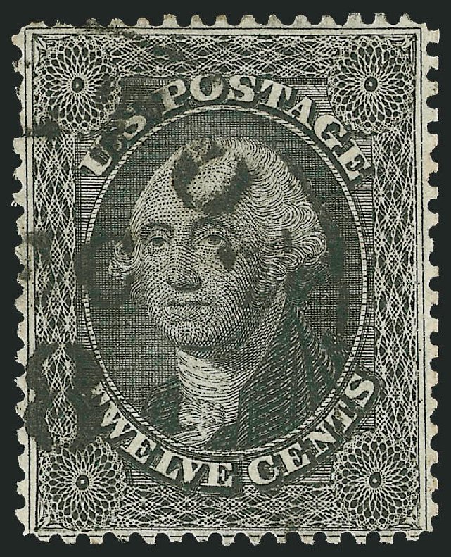 Prices of US Stamps Scott Cat. #36 - 12c 1857 Washington. Robert Siegel Auction Galleries, Dec 2009, Sale 982, Lot 5148