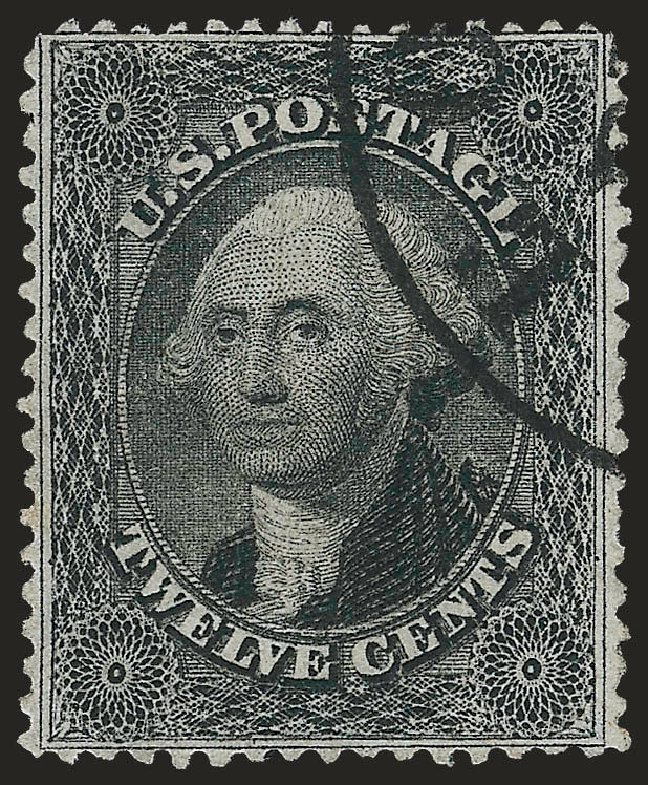 Values of US Stamps Scott Cat. # 36: 12c 1857 Washington. Robert Siegel Auction Galleries, Jun 2010, Sale 992, Lot 2098