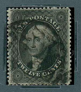 US Stamp Value Scott 36 - 1857 12c Washington. Matthew Bennett International, Oct 2007, Sale 322, Lot 2019