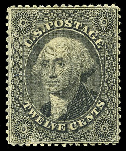 Costs of US Stamps Scott Catalogue 36 - 12c 1857 Washington. Matthew Bennett International, May 2014, Sale 350, Lot 79