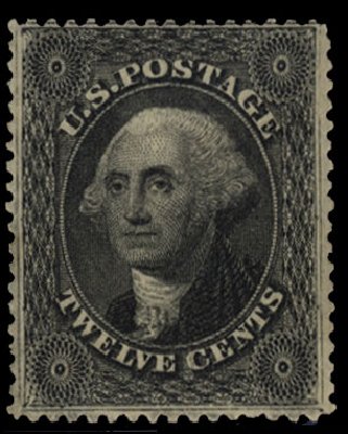 Price of US Stamp Scott Catalogue 36 - 12c 1857 Washington. Cherrystone Auctions, Jun 2012, Sale 201206, Lot 29