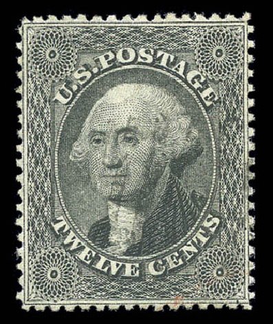 Price of US Stamps Scott 36: 1857 12c Washington. Matthew Bennett International, Sep 2010, Sale 331, Lot 380