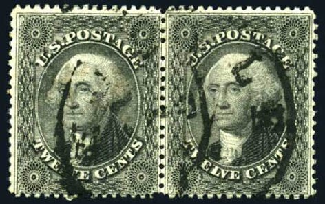 Costs of US Stamp Scott Catalog # 36 - 12c 1857 Washington. Harmer-Schau Auction Galleries, Oct 2008, Sale 79, Lot 50