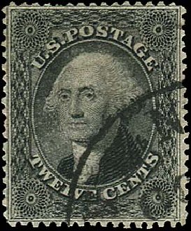 Cost of US Stamps Scott # 36: 12c 1857 Washington. Regency-Superior, Nov 2014, Sale 108, Lot 120