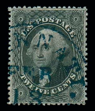Costs of US Stamp Scott Catalogue #36: 1857 12c Washington. Matthew Bennett International, Dec 2007, Sale 323, Lot 151