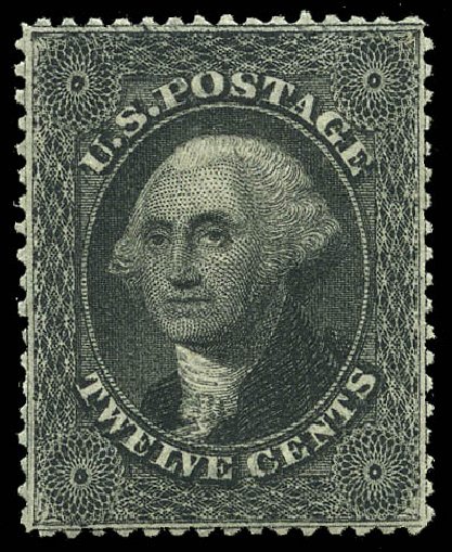 Value of US Stamp Scott Catalogue 36: 12c 1857 Washington. Matthew Bennett International, May 2014, Sale 350, Lot 81